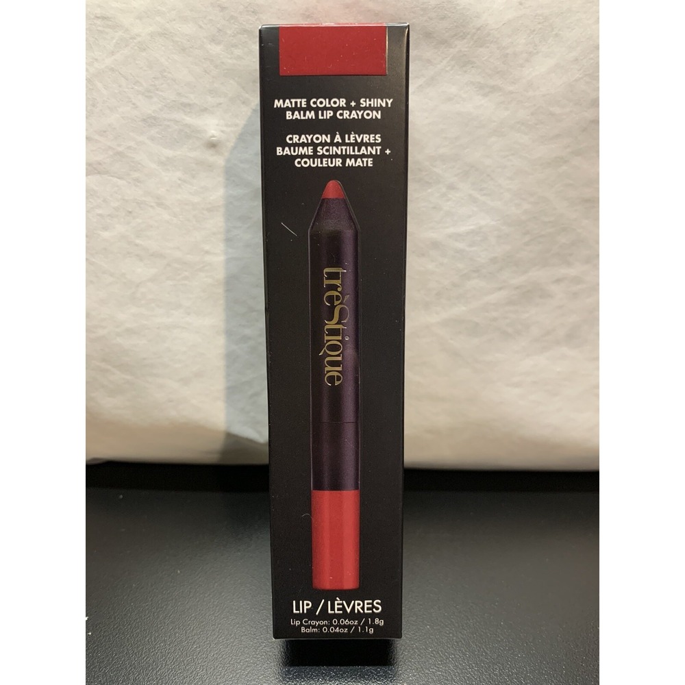 trestique Matte Lip Crayon And Balm, Refillable Matte Lipstick TUSCAN WINE